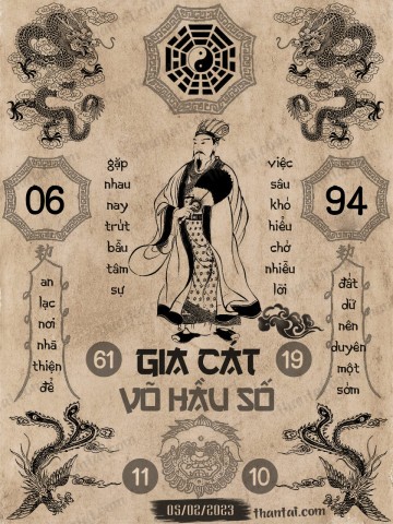 GIA CÁT VÕ HẦU SỐ 05/02/2023