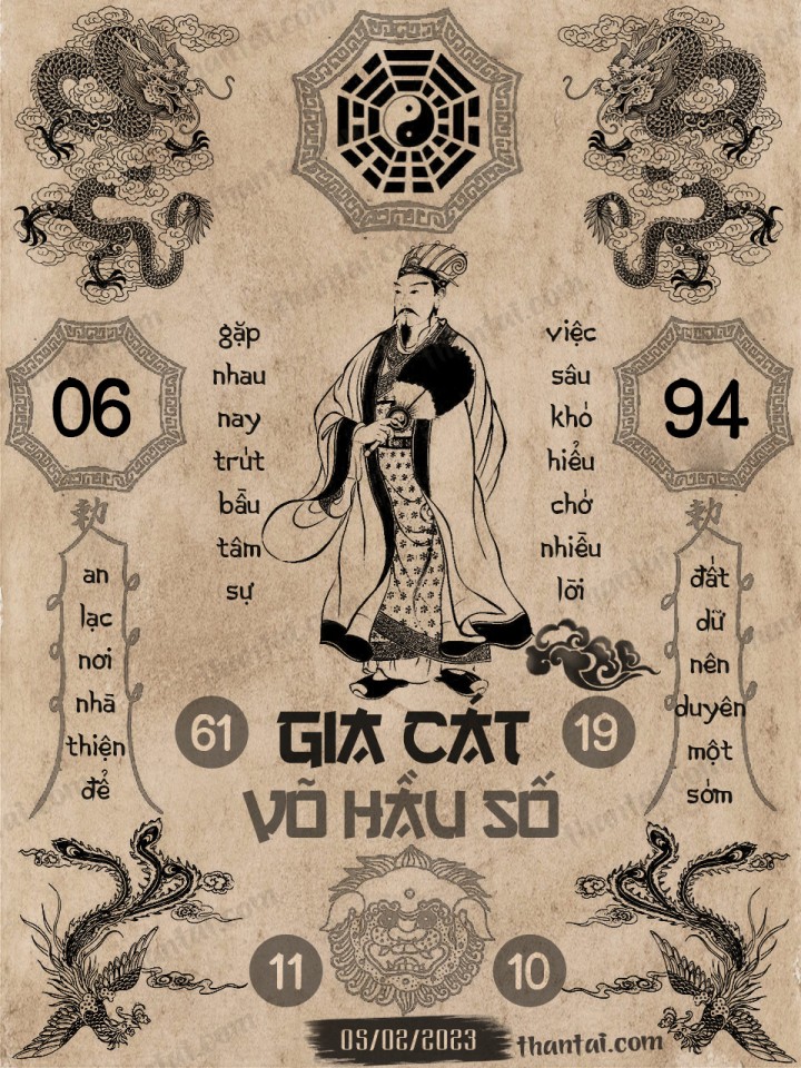 GIA CÁT VÕ HẦU SỐ 21/01/2023