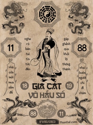 GIA CÁT VÕ HẦU SỐ 07/02/2023