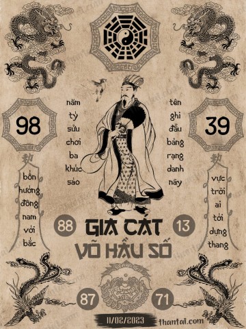 GIA CÁT VÕ HẦU SỐ 11/02/2023