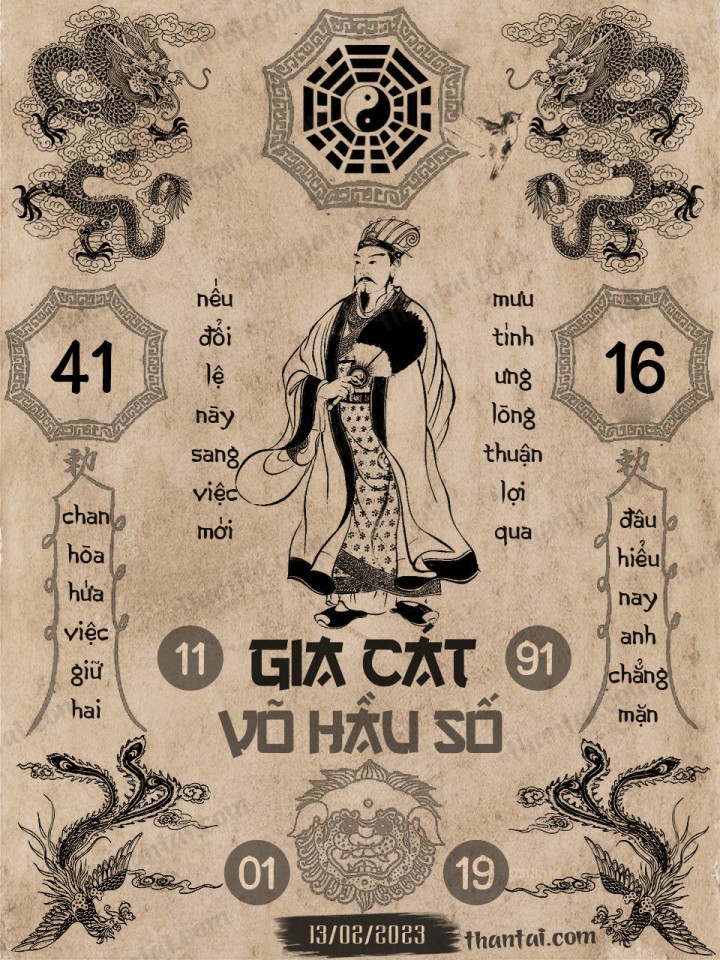 GIA CÁT VÕ HẦU SỐ 29/01/2023