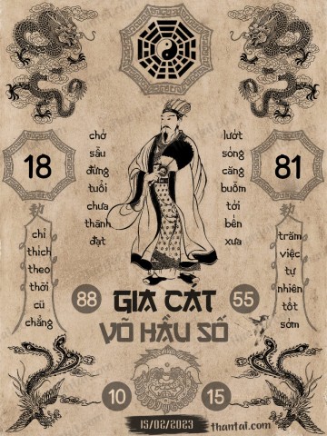 GIA CÁT VÕ HẦU SỐ 15/02/2023