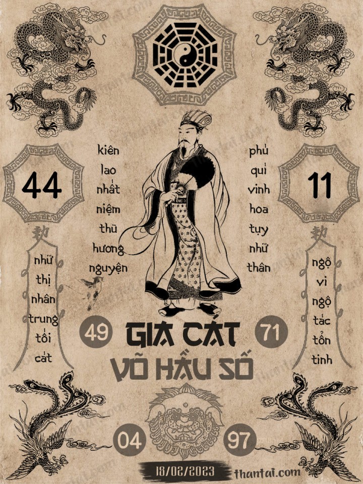 GIA CÁT VÕ HẦU SỐ 03/02/2023