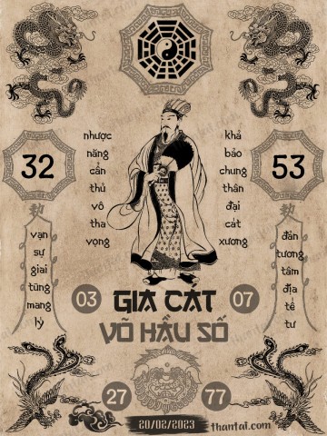 GIA CÁT VÕ HẦU SỐ 20/02/2023