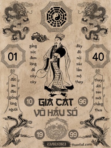 GIA CÁT VÕ HẦU SỐ 23/02/2023