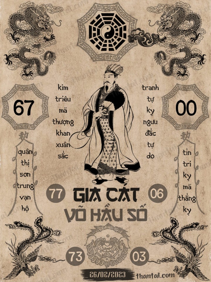 GIA CÁT VÕ HẦU SỐ 11/02/2023