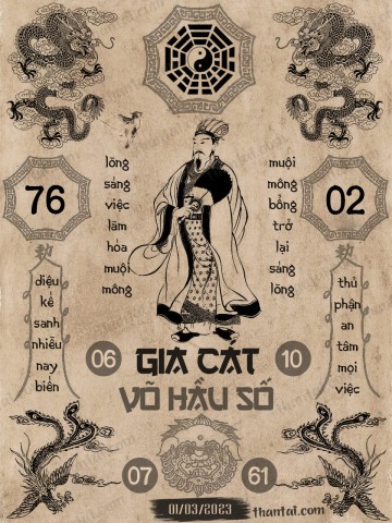 GIA CÁT VÕ HẦU SỐ 01/03/2023