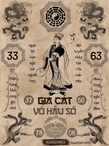 GIA CÁT VÕ HẦU SỐ 03/03/2023