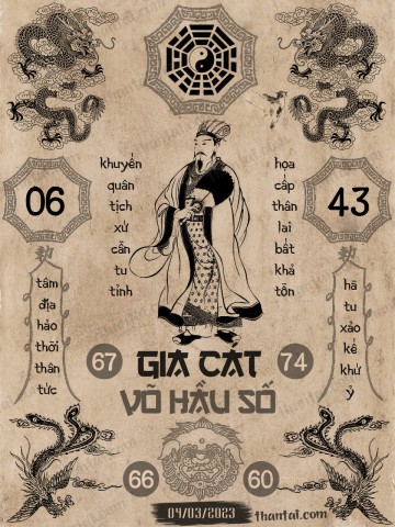 GIA CÁT VÕ HẦU SỐ 04/03/2023