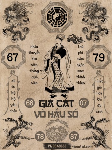 GIA CÁT VÕ HẦU SỐ 14/03/2023