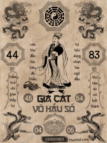 GIA CÁT VÕ HẦU SỐ 23/03/2023