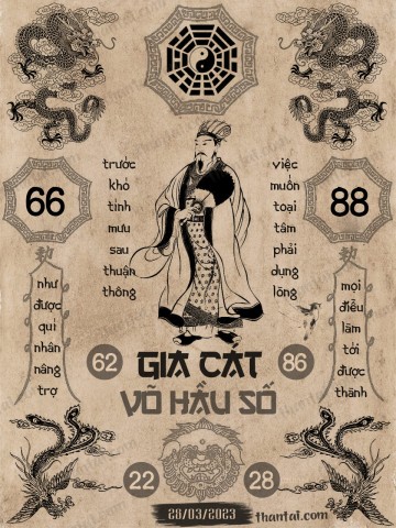 GIA CÁT VÕ HẦU SỐ 28/03/2023