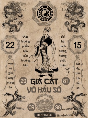 GIA CÁT VÕ HẦU SỐ 08/04/2023