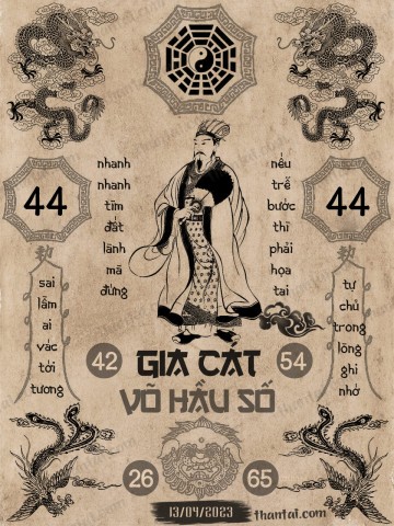 GIA CÁT VÕ HẦU SỐ 13/04/2023