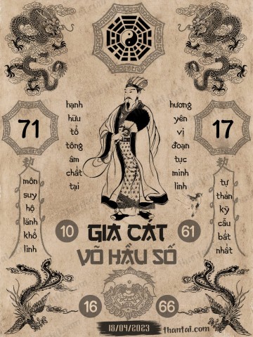 GIA CÁT VÕ HẦU SỐ 18/04/2023