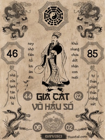 GIA CÁT VÕ HẦU SỐ 19/04/2023