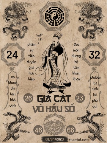 GIA CÁT VÕ HẦU SỐ 20/04/2023