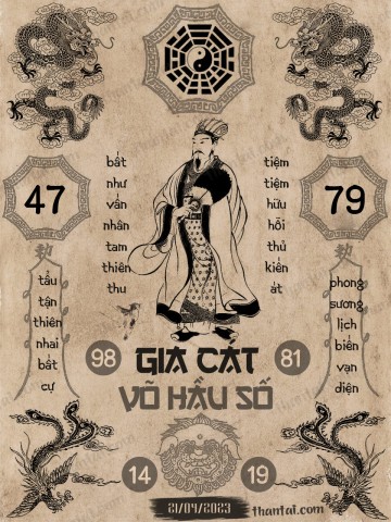 GIA CÁT VÕ HẦU SỐ 21/04/2023