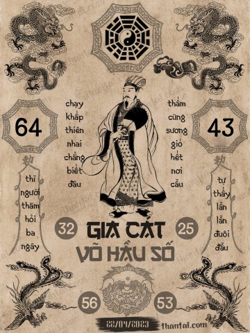 GIA CÁT VÕ HẦU SỐ 22/04/2023