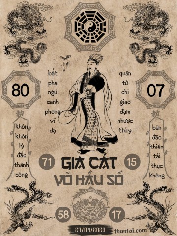 GIA CÁT VÕ HẦU SỐ 27/04/2023