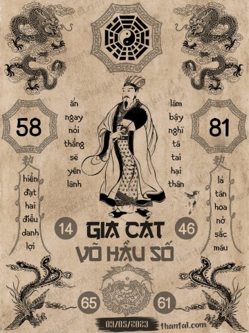 GIA CÁT VÕ HẦU SỐ 09/05/2023