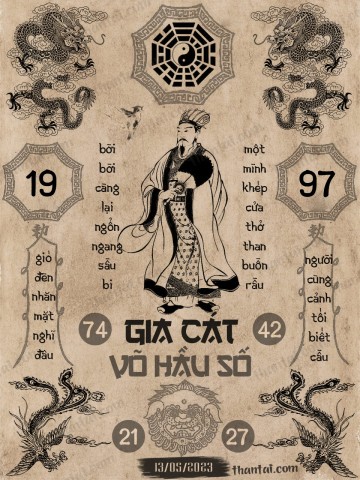 GIA CÁT VÕ HẦU SỐ 13/05/2023