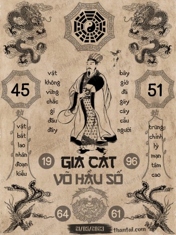 GIA CÁT VÕ HẦU SỐ 21/05/2023