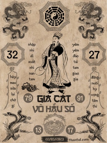 GIA CÁT VÕ HẦU SỐ 22/05/2023