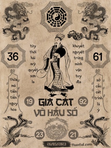 GIA CÁT VÕ HẦU SỐ 26/05/2023