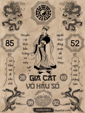 GIA CÁT VÕ HẦU SỐ 29/05/2023