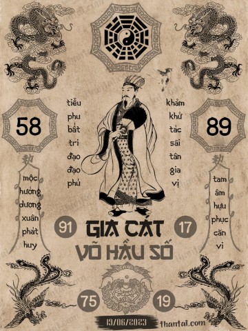 GIA CÁT VÕ HẦU SỐ 19/06/2023