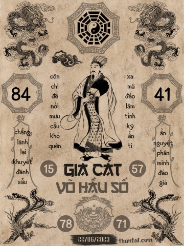 GIA CÁT VÕ HẦU SỐ 22/06/2023