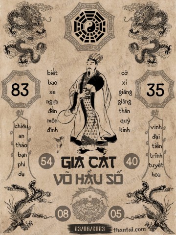 GIA CÁT VÕ HẦU SỐ 23/06/2023