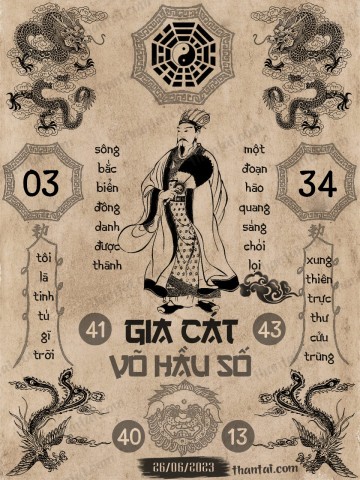 GIA CÁT VÕ HẦU SỐ 26/06/2023