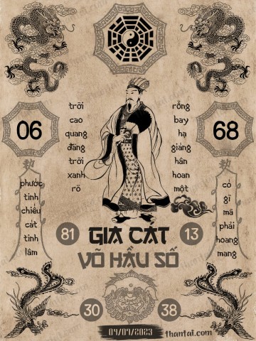 GIA CÁT VÕ HẦU SỐ 04/07/2023