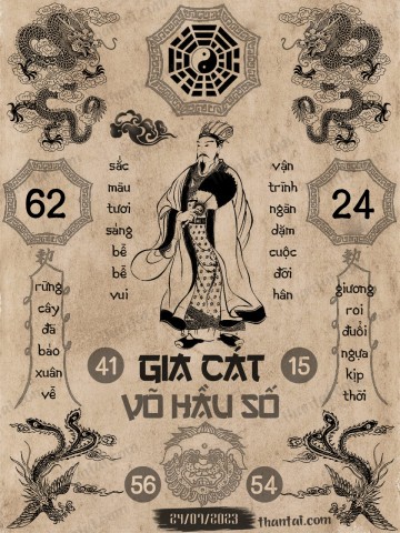 GIA CÁT VÕ HẦU SỐ 24/07/2023