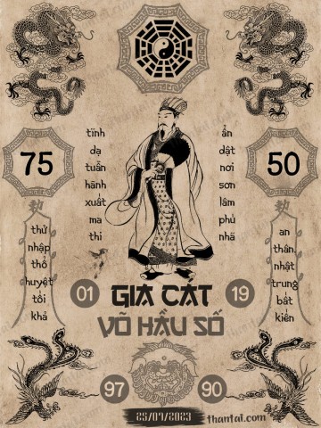 GIA CÁT VÕ HẦU SỐ 25/07/2023