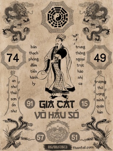 GIA CÁT VÕ HẦU SỐ 06/08/2023