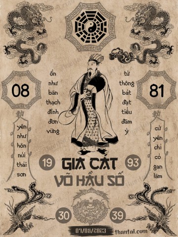 GIA CÁT VÕ HẦU SỐ 07/08/2023