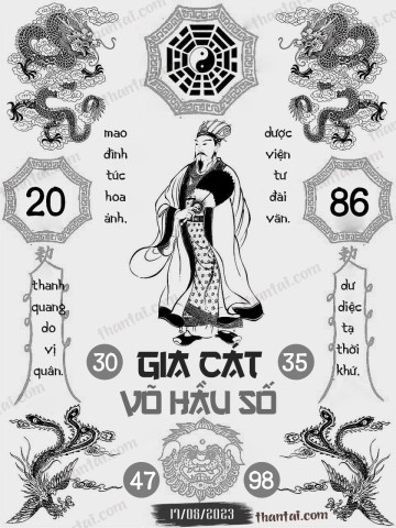 GIA CÁT VÕ HẦU SỐ 17/08/2023