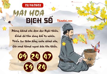 Mai Hoa Dịch Số 23/10/2023