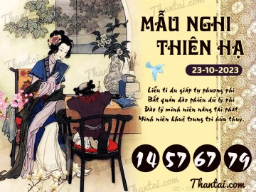 Mẫu Nghi Thiên Hạ 23/10/2023