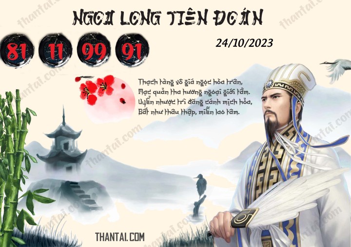 Ngọa Long Tiên Đoán 09/10/2023