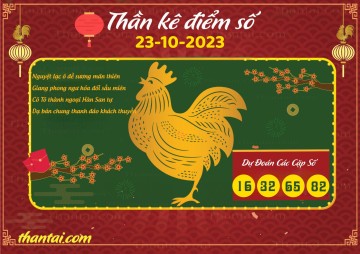 Thần Kê Điểm Số 23/10/2023