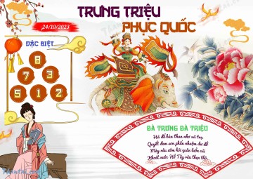 Trưng Triệu Phục Quốc 24/10/2023