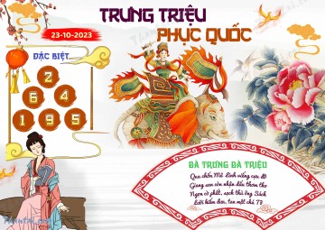 Trưng Triệu Phục Quốc 23/10/2023