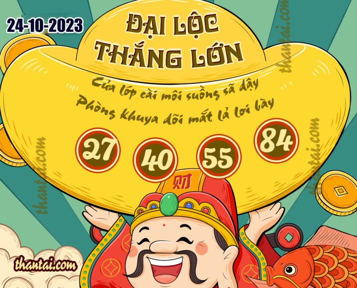 ĐẠI LỘC THẮNG LỚN 09/10/2023
