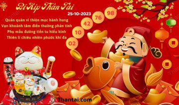 Bí Kíp Thần Tài 25/10/2023