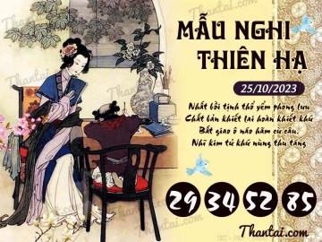 Mẫu Nghi Thiên Hạ 25/10/2023