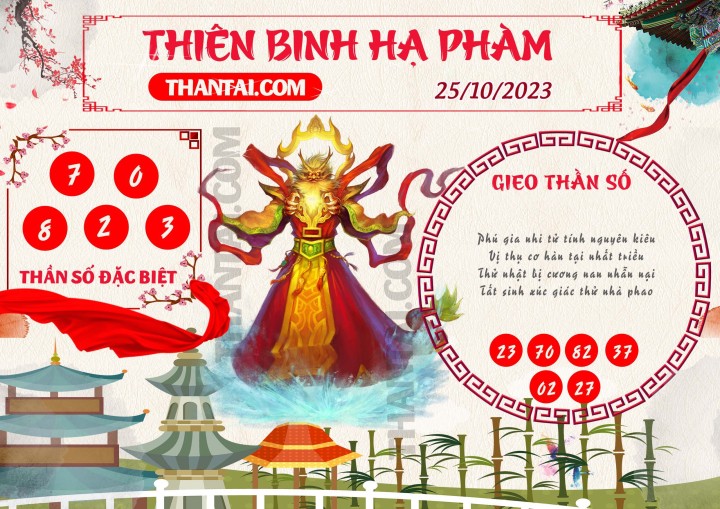 Thiên Binh Hạ Phàm 10/10/2023